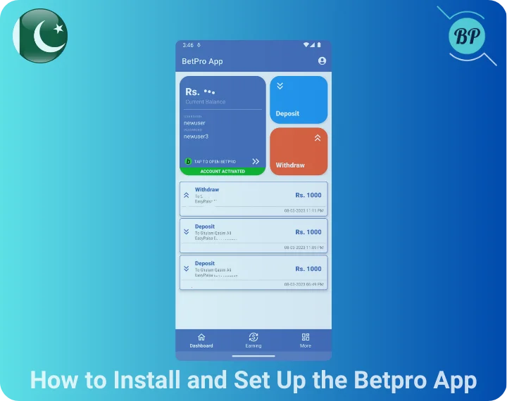 How to Install and Set Up the Betpro App